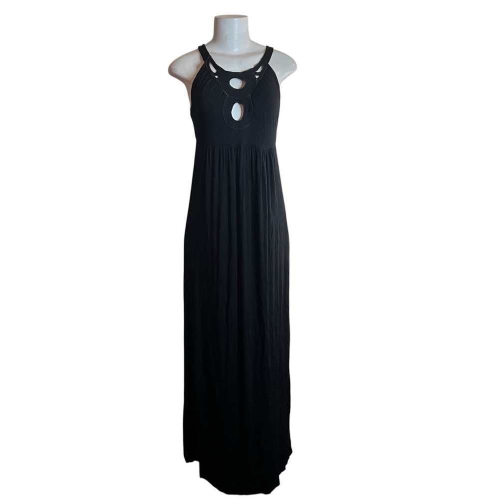 Ella Moss Maxi Dress Keyhole Sleeveless Spring Summer Festival Boho Whimsygoth